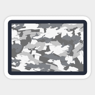 Ice biome's military texture Sticker